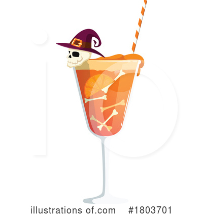 Alcoholic Beverages Clipart #1803701 by Vector Tradition SM