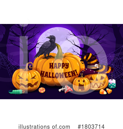Royalty-Free (RF) Halloween Clipart Illustration by Vector Tradition SM - Stock Sample #1803714
