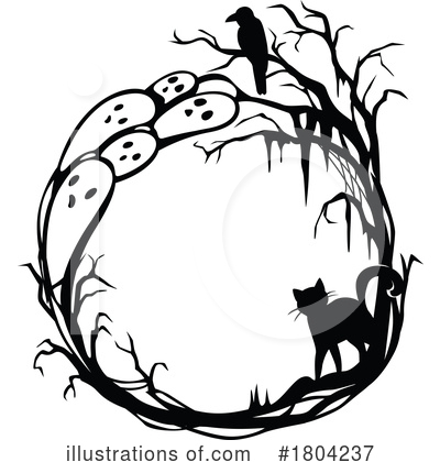 Royalty-Free (RF) Halloween Clipart Illustration by Vector Tradition SM - Stock Sample #1804237
