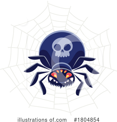 Spiders Clipart #1804854 by Vector Tradition SM