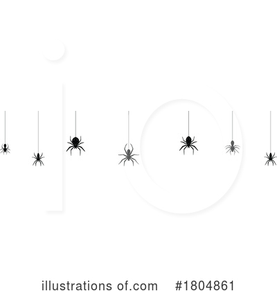 Spiders Clipart #1804861 by Vector Tradition SM