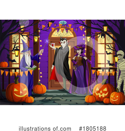 Royalty-Free (RF) Halloween Clipart Illustration by Vector Tradition SM - Stock Sample #1805188
