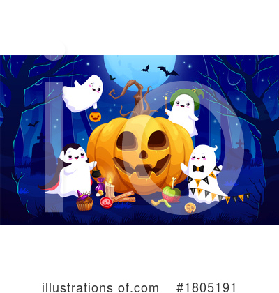 Royalty-Free (RF) Halloween Clipart Illustration by Vector Tradition SM - Stock Sample #1805191