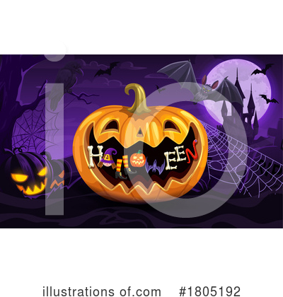 Haunted Castle Clipart #1805192 by Vector Tradition SM