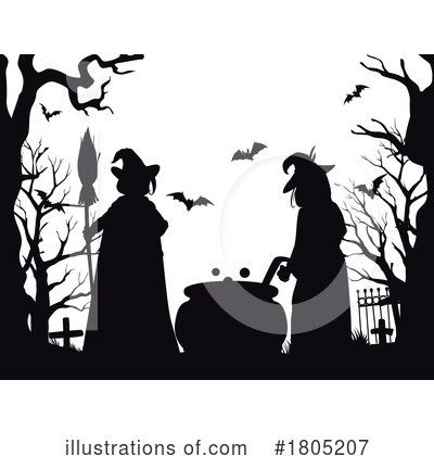 Cemetery Clipart #1805207 by Vector Tradition SM