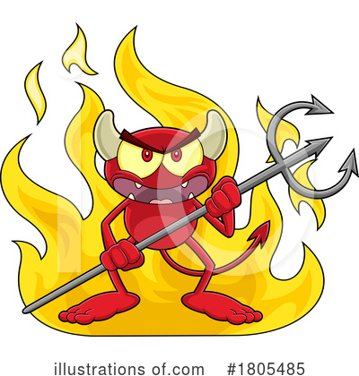 Devil Clipart #1805485 by Hit Toon