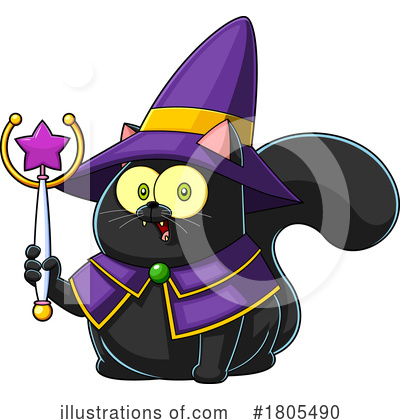 Royalty-Free (RF) Halloween Clipart Illustration by Hit Toon - Stock Sample #1805490