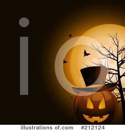 Royalty-Free (RF) Halloween Clipart Illustration by elaineitalia - Stock Sample #212124
