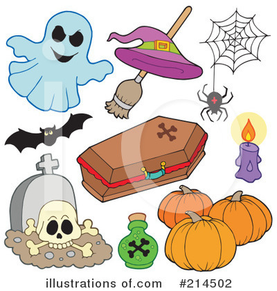 Royalty-Free (RF) Halloween Clipart Illustration by visekart - Stock Sample #214502