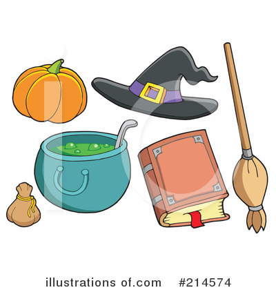 Royalty-Free (RF) Halloween Clipart Illustration by visekart - Stock Sample #214574