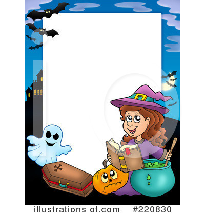 Royalty-Free (RF) Halloween Clipart Illustration by visekart - Stock Sample #220830
