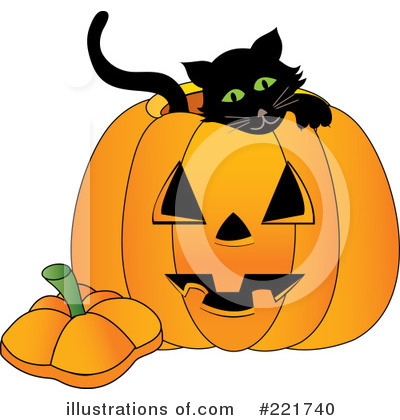 Royalty-Free (RF) Halloween Clipart Illustration by Pams Clipart - Stock Sample #221740