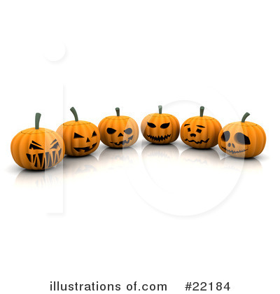 Royalty-Free (RF) Halloween Clipart Illustration by KJ Pargeter - Stock Sample #22184