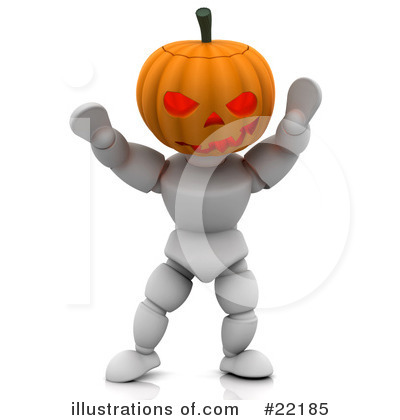 Royalty-Free (RF) Halloween Clipart Illustration by KJ Pargeter - Stock Sample #22185