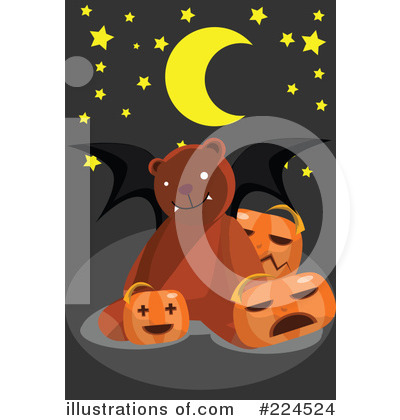 Royalty-Free (RF) Halloween Clipart Illustration by mayawizard101 - Stock Sample #224524