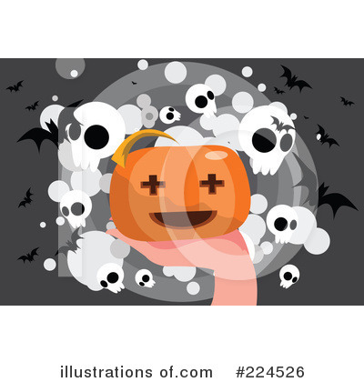 Royalty-Free (RF) Halloween Clipart Illustration by mayawizard101 - Stock Sample #224526
