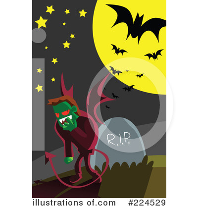 Royalty-Free (RF) Halloween Clipart Illustration by mayawizard101 - Stock Sample #224529