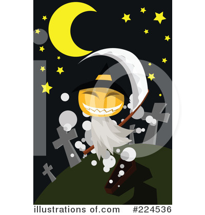 Royalty-Free (RF) Halloween Clipart Illustration by mayawizard101 - Stock Sample #224536