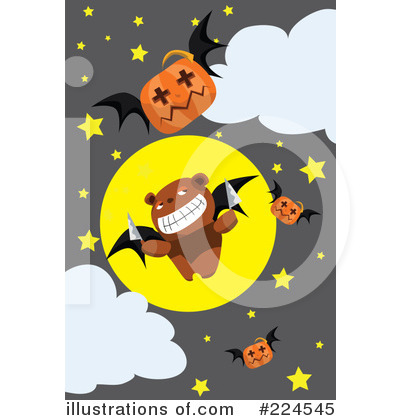 Royalty-Free (RF) Halloween Clipart Illustration by mayawizard101 - Stock Sample #224545