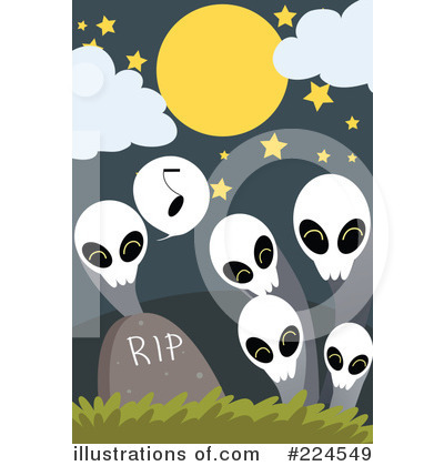 Royalty-Free (RF) Halloween Clipart Illustration by mayawizard101 - Stock Sample #224549