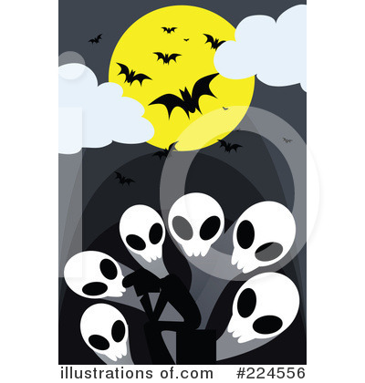 Royalty-Free (RF) Halloween Clipart Illustration by mayawizard101 - Stock Sample #224556