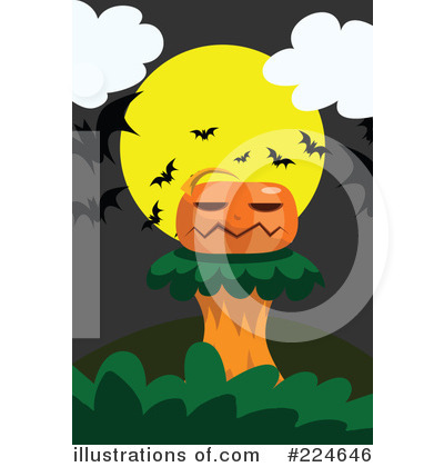 Royalty-Free (RF) Halloween Clipart Illustration by mayawizard101 - Stock Sample #224646