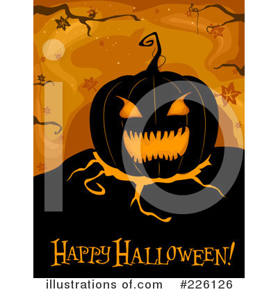 Royalty-Free (RF) Halloween Clipart Illustration by BNP Design Studio - Stock Sample #226126