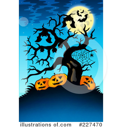 Royalty-Free (RF) Halloween Clipart Illustration by visekart - Stock Sample #227470