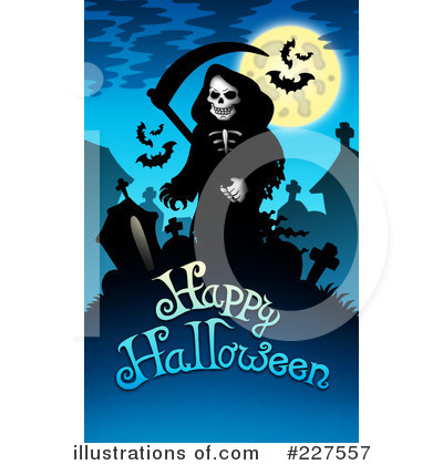Royalty-Free (RF) Halloween Clipart Illustration by visekart - Stock Sample #227557