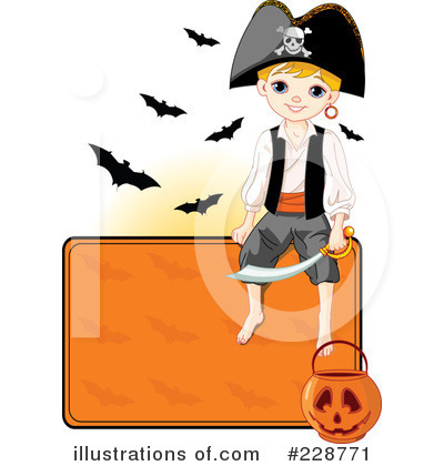 Royalty-Free (RF) Halloween Clipart Illustration by Pushkin - Stock Sample #228771