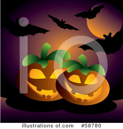 Royalty-Free (RF) Halloween Clipart Illustration by kaycee - Stock Sample #58780