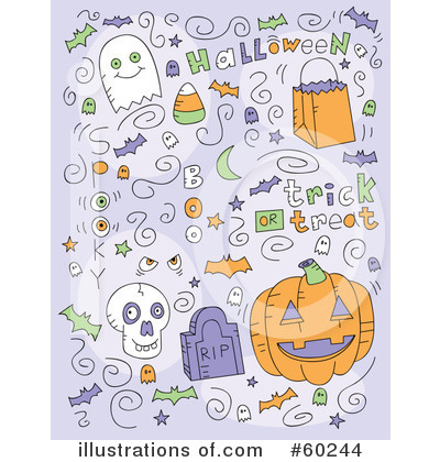 Royalty-Free (RF) Halloween Clipart Illustration by Cory Thoman - Stock Sample #60244