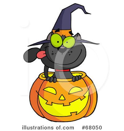 Black Cats Clipart #68050 by Hit Toon