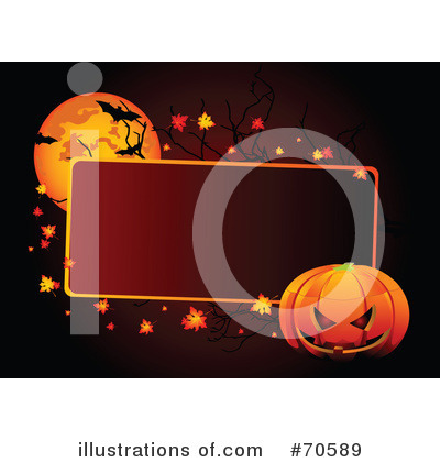 Royalty-Free (RF) Halloween Clipart Illustration by Pushkin - Stock Sample #70589