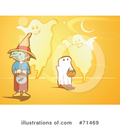 Royalty-Free (RF) Halloween Clipart Illustration by xunantunich - Stock Sample #71469