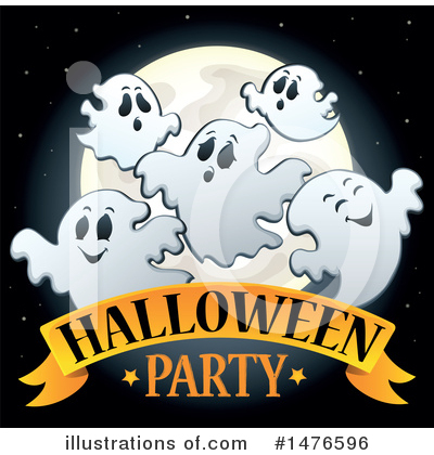 Royalty-Free (RF) Halloween Party Clipart Illustration by visekart - Stock Sample #1476596
