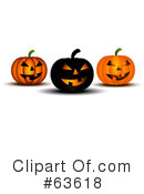 Halloween Pumpkins Clipart #63618 by KJ Pargeter
