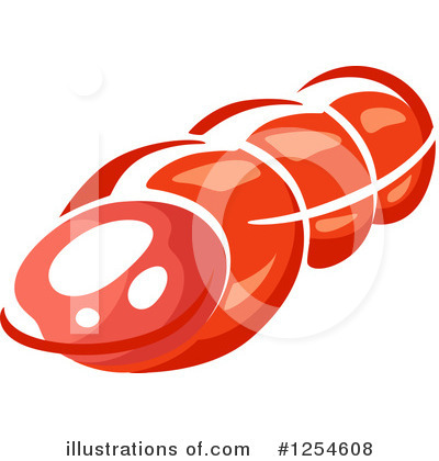 Royalty-Free (RF) Ham Clipart Illustration by Vector Tradition SM - Stock Sample #1254608