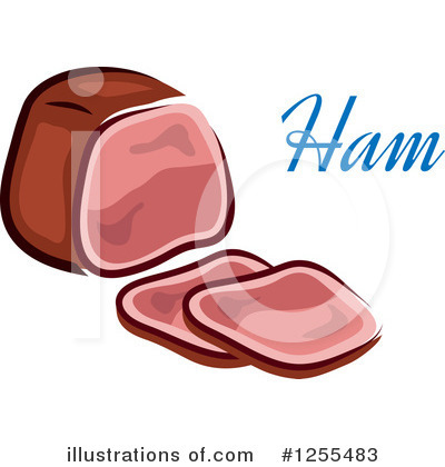Royalty-Free (RF) Ham Clipart Illustration by Vector Tradition SM - Stock Sample #1255483