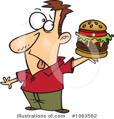 Cheeseburger Clipart #1063562 by toonaday