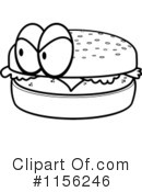 Hamburger Clipart #1156246 by Cory Thoman