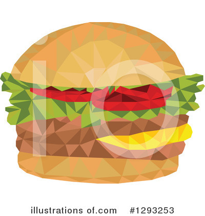 Royalty-Free (RF) Hamburger Clipart Illustration by patrimonio - Stock Sample #1293253