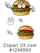 Hamburger Clipart #1296560 by Vector Tradition SM