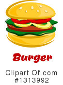 Hamburger Clipart #1313992 by Vector Tradition SM