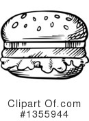 Hamburger Clipart #1355944 by Vector Tradition SM
