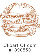 Hamburger Clipart #1390550 by Vector Tradition SM