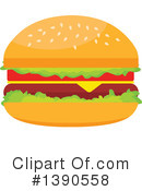 Hamburger Clipart #1390558 by Vector Tradition SM