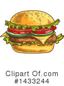 Hamburger Clipart #1433244 by Vector Tradition SM
