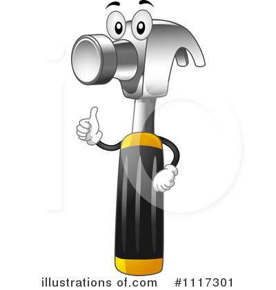 Royalty-Free (RF) Hammer Clipart Illustration by BNP Design Studio - Stock Sample #1117301
