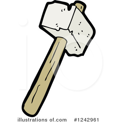 Primitive Hammer Clipart #1242961 by lineartestpilot